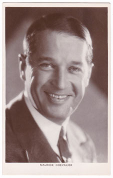Maurice Chevalier. Photocard