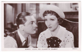 Robert Young and Claudette Colbert. Film Partners P 184