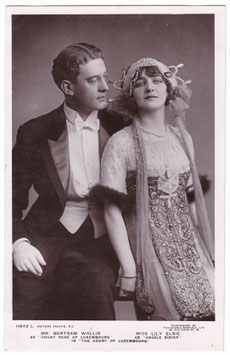 Lily Elsie and Bertram Wallis "The Count Of Luxembourg" Rotary 11642 L