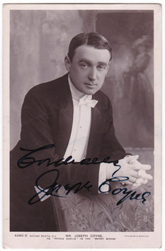 Joseph Coyne "The Merry Widow" Rotary 4260 D. Signed postcard