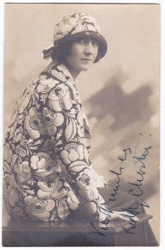 Betty Chester (Co-Optimists) Revue. Signed postcard