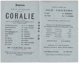 Coralie: Old Cronies. John Hare, William Kendal, Madge Kendal, John Clayton, T N Wenman, Kate Pattison. St James's, 1881