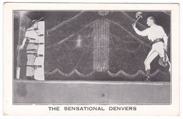 The Sensational Denvers. Knife throwing act
