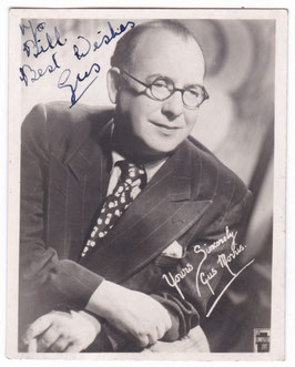 Gus Morris. Comedian. Act with Eric Morecambe. Signed photo