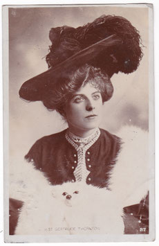 Gertrude Thornton. Also worked with the D'Oyly Carte Opera chorus for the first London revival of Patience (1900/01) Taylor's