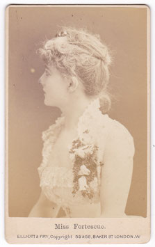 May Fortescue. Elliott & Fry CDV (a)