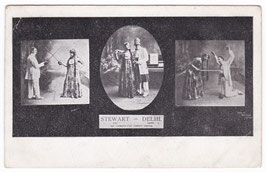 Stewart and Delhi. Comedians, sword fencing act, eccentric dancers
