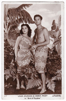 Louis Jourdan. Debra Paget "Bird Of Paradise" Picturegoer D 27