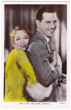 Ben Lyon and Bebe Daniels. Film Partners PC 120