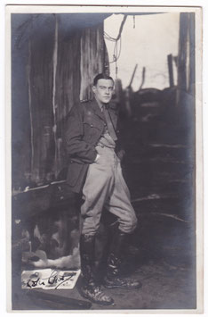 Colin Clive "Journey's End" 1930. Very rare signed postcard