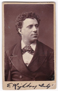 Edward Righton. Woodburytype. Signed CDV