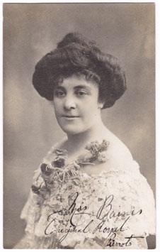 Mrs Hamilton Baines. Original Royal Pierrots. Signed postcard