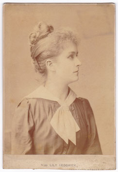 Lily Sedgwick. Window & Grove signed cabinet photo