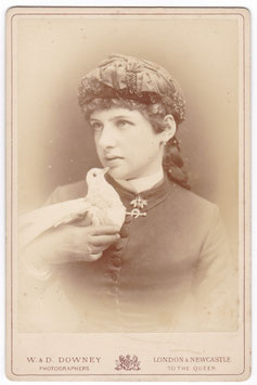 Frances Burleigh. W & D Downey cabinet photo