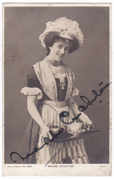 Madge Crichton. Philco 3007. Signed postcard