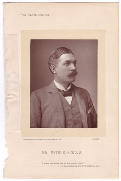 Arthur Elwood. Alfred Ellis, 1893. Carbon