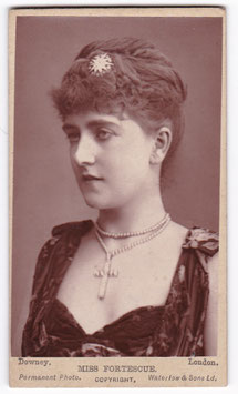 May Fortescue. D'Oyly Carte Opera. Downey. Taunus ad. CDV