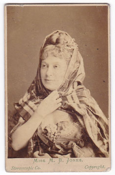 Miss M B Jones. London Stereoscopic. CDV