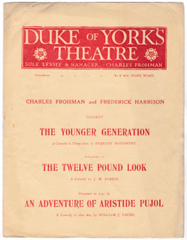 The Younger Generation. Stanley Drewitt, Ada King, Nigel Playfair, Norman Page, Cyril Hardingham. Duke Of York's, 1913