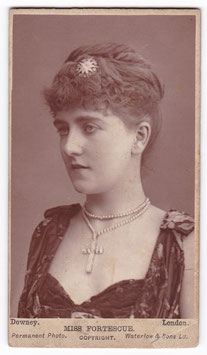 May Fortescue. Downey CDV