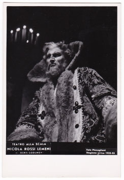 Nicola Rossi Lemeni "Boris Godunov" La Scala. Piccagliani