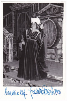 Fedora Barbieri "Falstaff" Signed photo