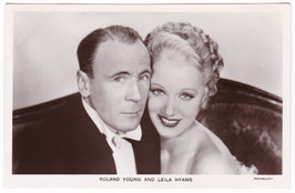 Roland Young and Leila Hyams. Film Partners P 169