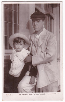George Robey and son Teddie. Rotary 4134 C