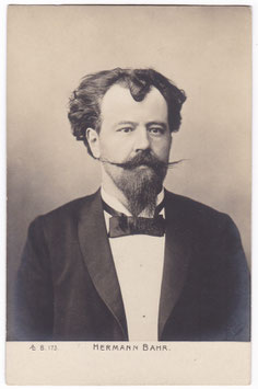 Hermann Bahr. Writer and playwright. B 173