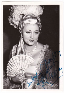 Régine Crespin "Der Rosenkavalier" Signed photo