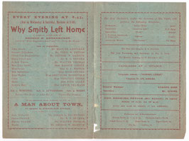 Why Smith Left Home. Maclyn Arbuckle, George Barnum, Walter Thomas, Marion Giroux, Gertrude Roosevelt. Strand, 1899