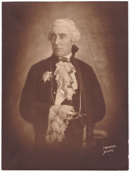 Louis Richard as Baron Scarpia "Tosca" Théâtre de la Monnaie. Signed and inscribed photo