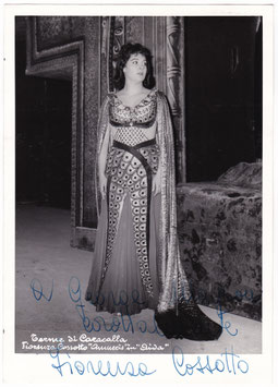 Fiorenza Cossotto "Aida" Signed photo