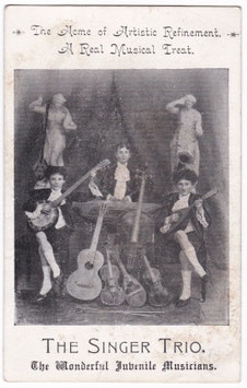 The Singer Trio. Juvenile musicians
