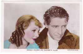 Ronald Colman and Elizabeth Allan. Film Partners PC 201