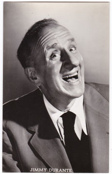 Jimmy Durante. MGM. French postcard