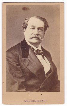 John Brougham. Actor, comedian, author, poet, playwright. CDV