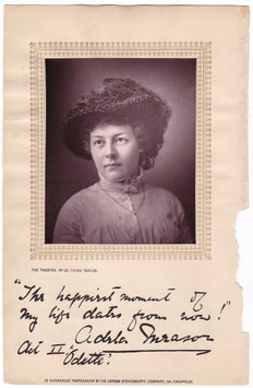Adela Measor. 1882. Carbon