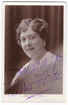 Florrie Forde. Signed postcard
