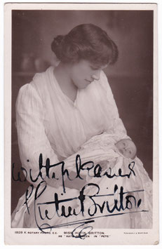 Hutin Britton "Pete" Rotary 1828 K. Signed postcard
