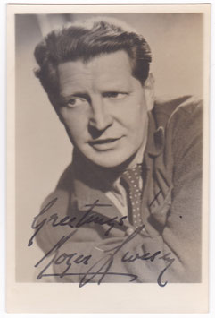 Roger Livesey. The Photo Repro Co. Signed photocard