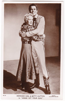 Betty Hutton, Howard Keel "Annie Get Your Gun" Picturegoer W 871