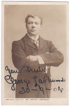 George Lashwood. Rotary 1192. Signed postcard