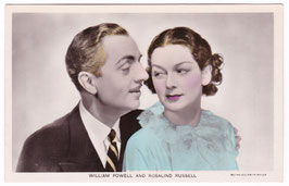 William Powell and Rosalind Russell. Film partners PC 194