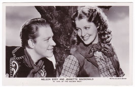 Nelson Eddy. Jeanette MacDonald "Girl Of The Golden West" Film Partners P 252