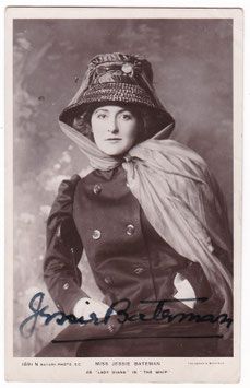 Jessie Bateman " The Whip" Rotary 1591 N. Signed postcard