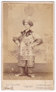 Johnny Clark. Comic actor. Rare Elliott & Fry CDV