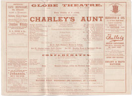 Charley's Aunt. W S Penley, Ernest Hendrie, Percy Lyndal, Ada Branson, Audrey Ford, Nina Boucicault. Globe, 1893/96