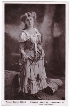 Phyllis Dare "Cinderella" 1906 pantomime. Philco 3056 B