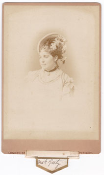 Madame Grétry. London Stereoscopic Co. cabinet photo